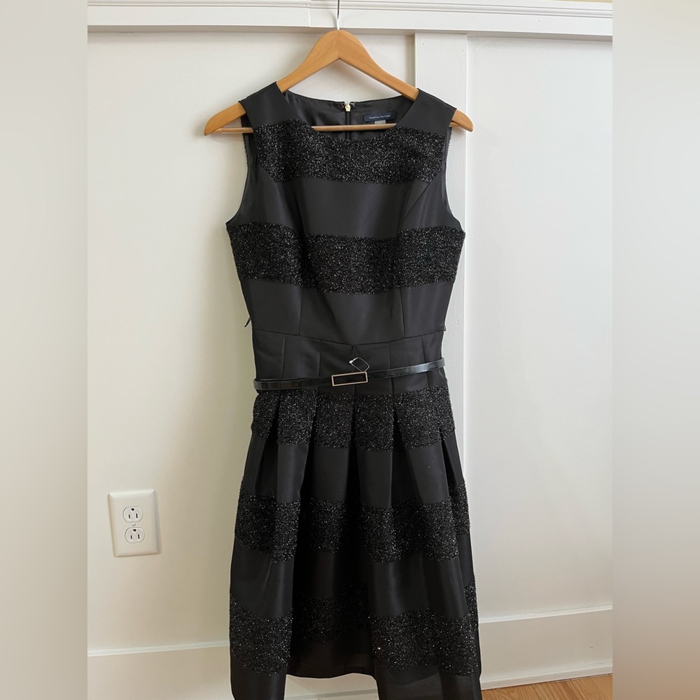 Flirty & fun Tommy Hilfiger little black dress with a sparkle. New, size 6.